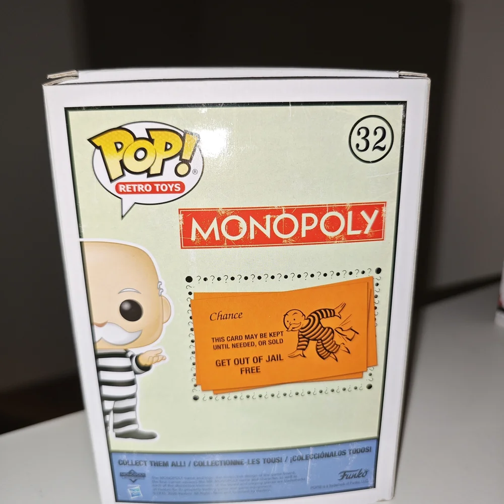 Funko Retro Toys Mr. Monopoly in Black and White Jail Outfit - Picture 3 of 4